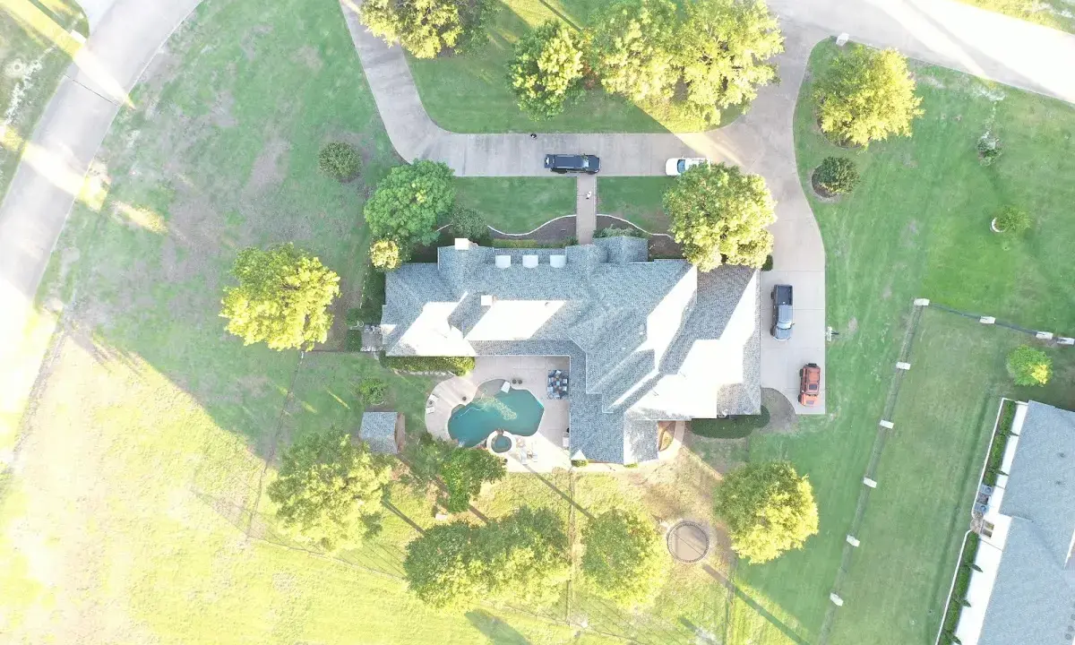 New shingle roof installation on a home in Fairfax